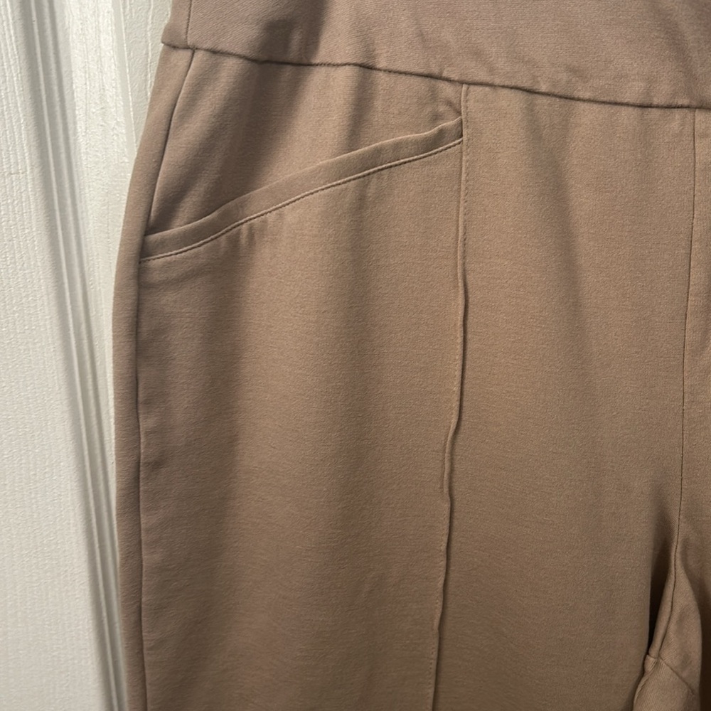 EST 1946 stretch pants. Beige. Size 14/16W - Picture 4 of 8